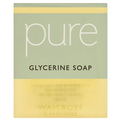 Waitrose pure glycerin soap 100g, imported from the UK