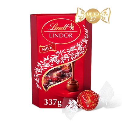 Lindt Lindor milk chocolate truffles 337g - British product