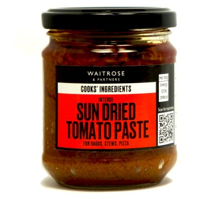 Cooks' Ingredients sun dried tomato paste 180g, UK version
