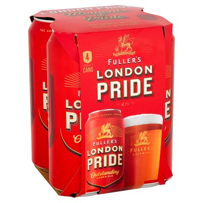 Fuller's London Pride amber ale 4x500ml multipack - British product