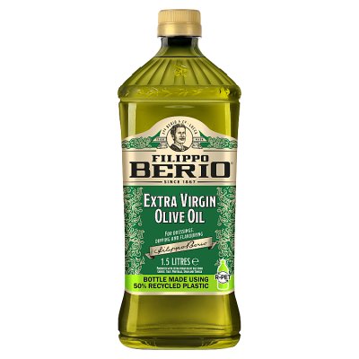 Filippo Berio extra virgin olive oil 1.5L, imported from the UK