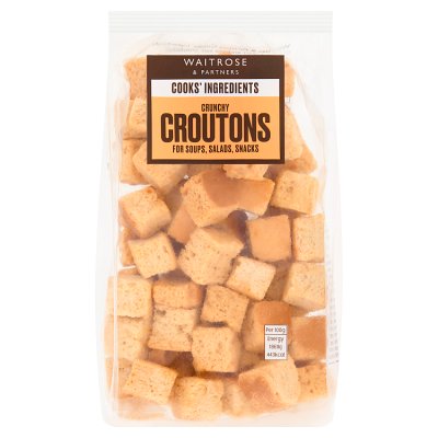 Cooks' Ingredients baked croutons with olive oil and sea salt 100g - British product
