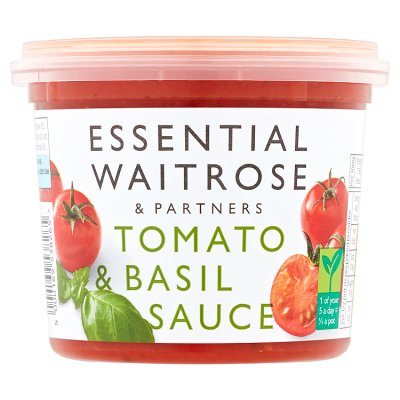 Waitrose tomato and basil sauce 350g - British product