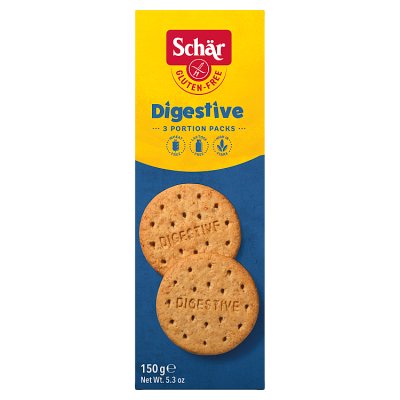 Schär gluten free digestive biscuits 3x50g - British product