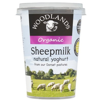 Woodlands Park Dairy organic sheep milk yogurt 450g (British brand)