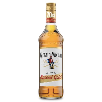 Captain Morgan Spiced Gold rum 70cl bottle (British brand)