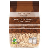 Waitrose roasted chopped hazelnuts 100g, UK version