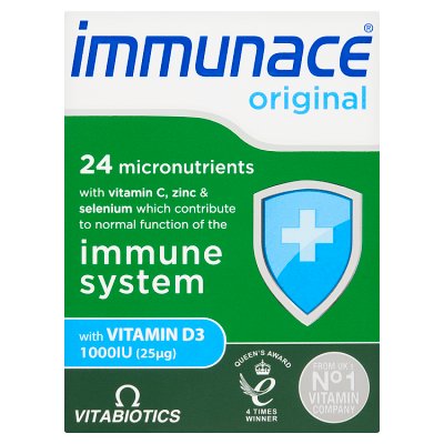Vitabiotics Immunace Original immune system supplement 30 tablets - British product