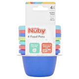 Nuby baby food storage pots with lids - British product