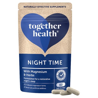 Together Health magnesium night time capsules 60s, UK version