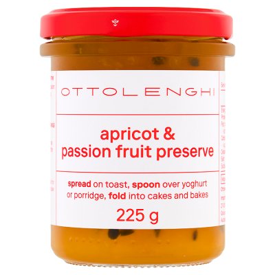 Ottolenghi apricot passionfruit preserve 225g, UK version