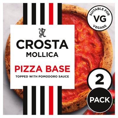 Crosta & Mollica sourdough pizza base 2-pack 2x270g (British brand)