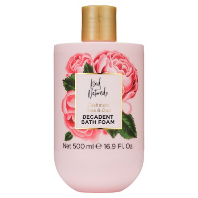 Kind Natured Cashmere Rose & Oud bath foam 500ml (British brand)