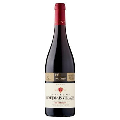Waitrose No.1 Beaujolais Villages red wine 75cl, imported from the UK
