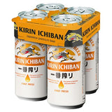 Kirin Ichiban lager 4 pack of 440ml cans, UK version