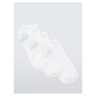 White trainer socks 3 pack for everyday wear - British product