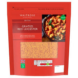 Waitrose grated Red Leicester cheese 250g (British brand)
