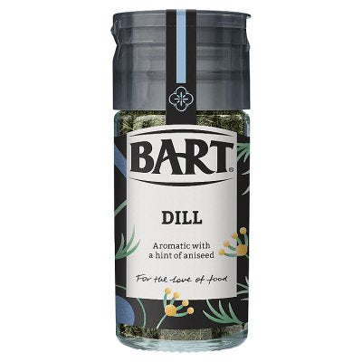 Aromatic Bart Dill dried herb 17g packet, UK version