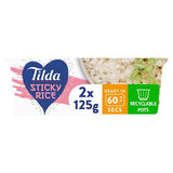 Tilda sticky rice pots 250g (British brand)