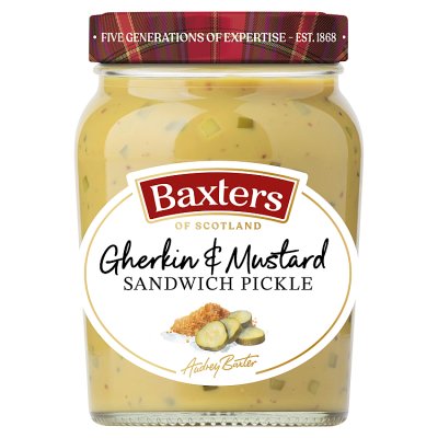 Baxters gherkin and mustard pickle 310g - British product