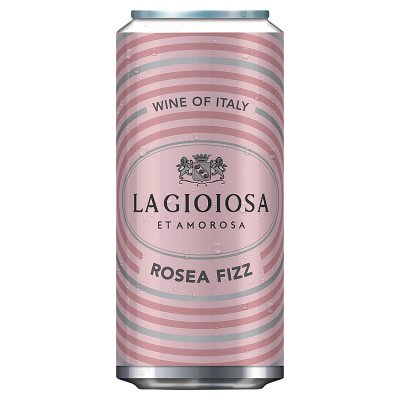 La Gioiosa sparkling rosé wine 20cl can - British product