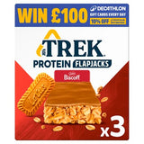 TREK protein flapjack bars Lotus Biscoff 3x50g, UK version