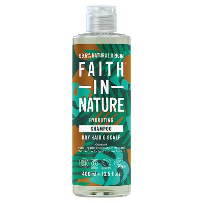 Faith In Nature coconut shampoo 400ml, imported from the UK