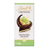 Lindt dark chocolate pistachio bar 150g, imported from the UK
