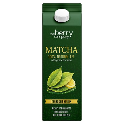 The Berry Co matcha green iced tea 1L - British product