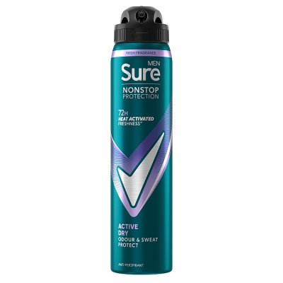 Sure antiperspirant deodorant Active Dry 250ml - British product