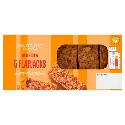 Waitrose flapjacks 5 pack - British product