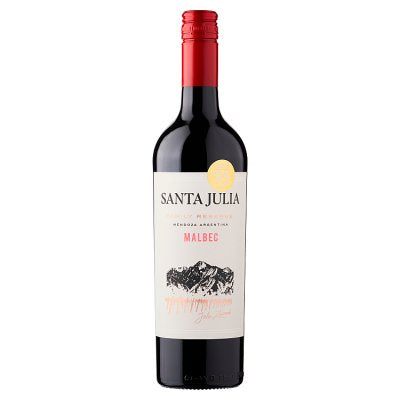 Santa Julia Family Reserve Malbec 750ml, imported from the UK