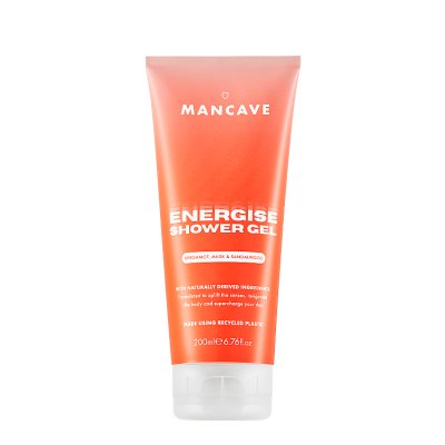 ManCave Energise Shower Gel 200ml for men, UK version