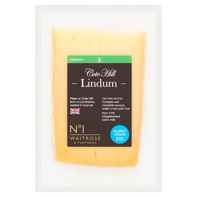 Waitrose No.1 Cote Hill Lindum semi-hard cheese, UK version