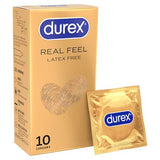 Durex Real Feel Regular Fit condoms 10s (British brand)