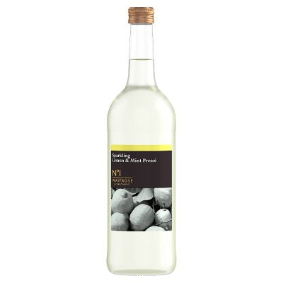 Waitrose No.1 sparkling lemon and mint presse 750ml, UK version