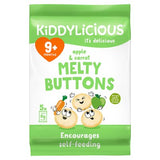 Kiddylicious melty buttons apple and carrot 5x6g, imported from the UK