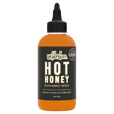 Wilderbee hot honey with scotch bonnet 260g - British product