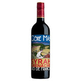 Côté Mas red wine Syrah Grenache 75cl, imported from the UK