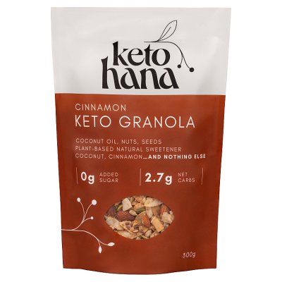 waitrose Keto Hana Cinnamon Granola 300g- Buy online at McGrocer
