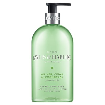Baylis and Harding hand wash Vetiver Cedar Lemongrass 500ml (British brand)
