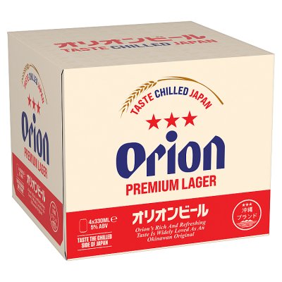 Orion The Draft Japanese beer 4x330ml - British product