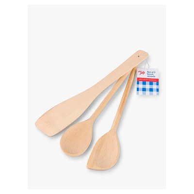 Tala beech wood kitchen utensils set of 3 - British product