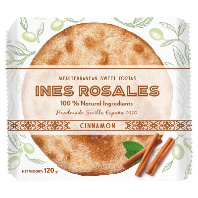 Ines Rosales sweet tortas cinnamon 120g - British product