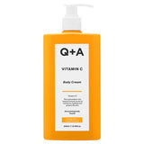 Q+A vitamin C body cream 250ml for dry skin - British product