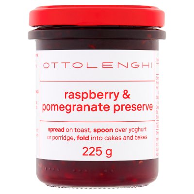 Ottolenghi raspberry and pomegranate preserve 225g - British product