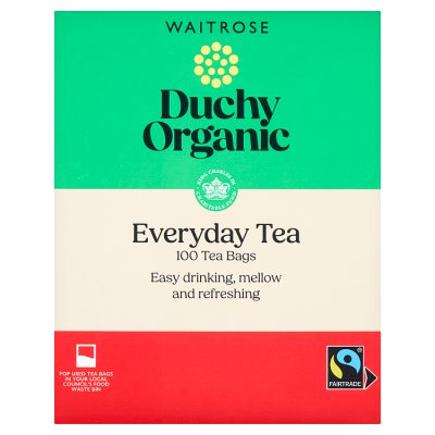 Duchy Organic everyday tea 100 tea bags 250g (British brand)