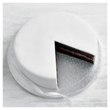 Waitrose undecorated chocolate cake 25cm, UK version
