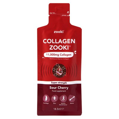 Zooki liquid collagen sour cherry 18.5ml, UK version