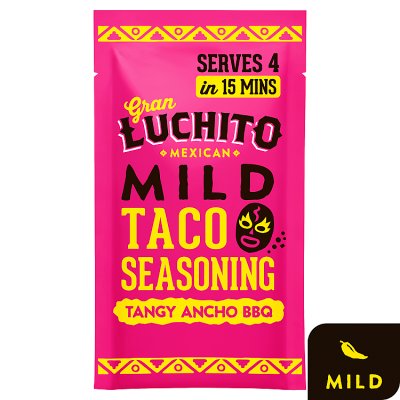 Gran Luchito mild taco seasoning 28g, imported from the UK